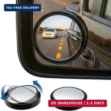 Blind Spot Mirror 2 Pack HD Frame Convex Glass for Wide Angle View and