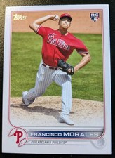 2022 Topps Update Series Baseball Francisco Morales Rookie #US318 Phillies