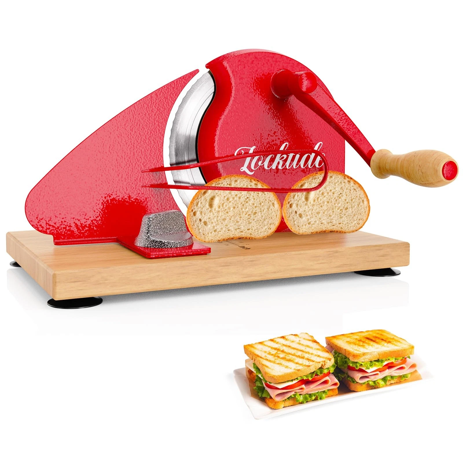 Upgrade Manual Bread Slicer for Homemade Sourdough - Adjustable Thickness & E...