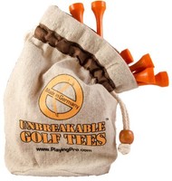 Unbreakable Golf Tees 72mm Orange 25 Tees In Bag Unbreakable Golf Tees 72mm Orange 25 Tees In Bag