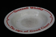 Wade Regicor Greenall Whitley &ldquo;The Sign of Good Cheer&rdquo; White Ceramic Ashtray