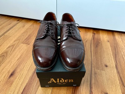 Alden Straight Tip Blucher Shoe