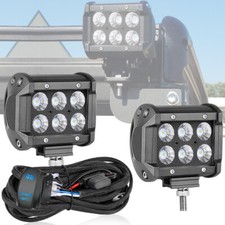 4 12 20 30 Led Light Bar Spot Flood Combo Pods Driving Off Road 4wd Atv 12v