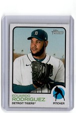 2022 Topps Heritage Eduardo Rodriguez Detroit Tigers #721