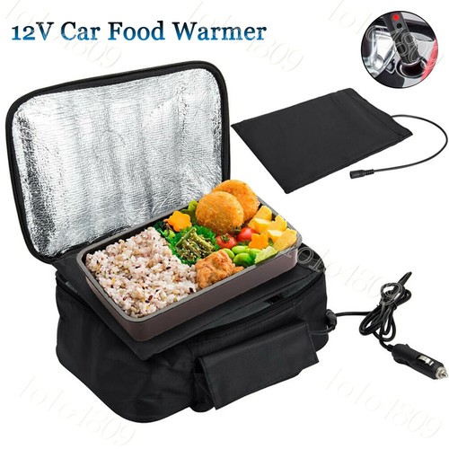12V Car Food Warmer Portable Personal Mini Oven Electric Heated Lunch Box
