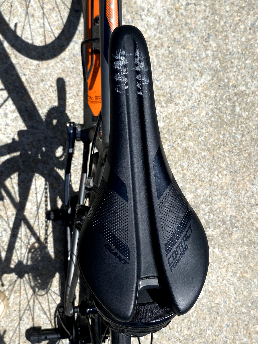 2019 Giant Contend 1 Racing Bicycle, Gray and Orange, Small 2019 Giant Contend 1 Racing Bicycle, Gray and Orange, Small