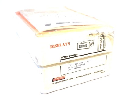NEW CINCINNATI ELECTROSYSTEMS 14161-5-24-N12 DISPLAY 1004161214 14161524N12