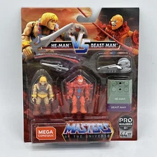 Mega Construx MOTU He-Man vs Beast Man Masters Of The Universe 44-Pieces