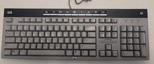 HP 5187-1767 Keyboard , PS/2, KB-0228 , Gray/Silver , Hotkeys/ Media Buttons