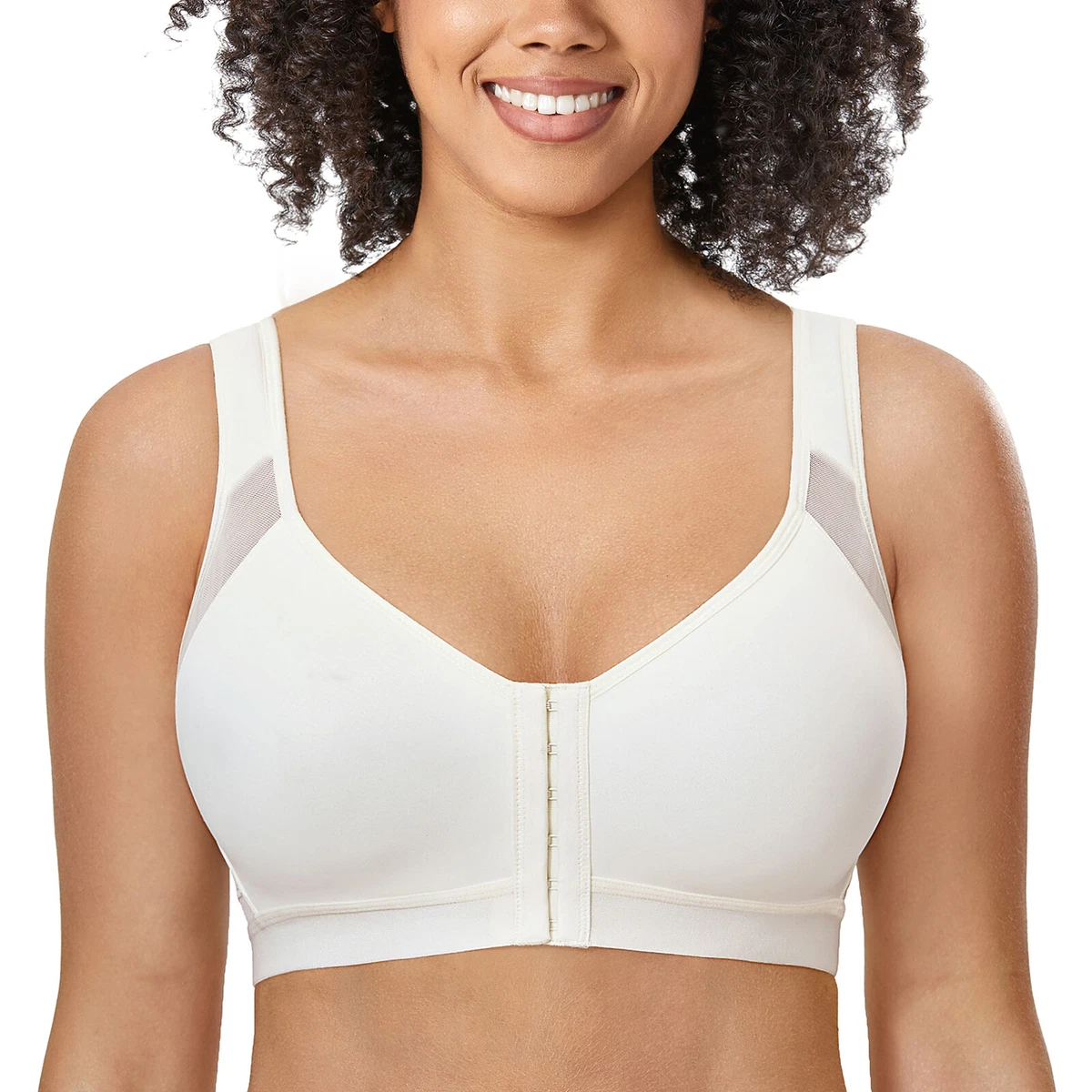 DELIMIRA Women's Plus Size Sleep Nursing Bra Support Wireless