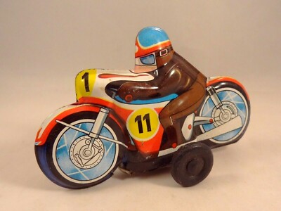 Ancien jouet en tôle - moto - japonais - Collection