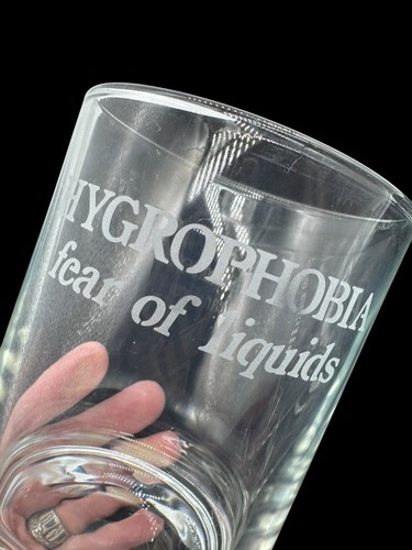 Set of 6 Vintage 1980s Etched PHOBIA Low Ball Whiskey Bar Rocks Glasses France - Picture 16 of 17