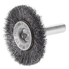 2" Crimped Carbon Steel Wire Wheel Brush w/ 1/4" Shank For Die Grinder or Drill