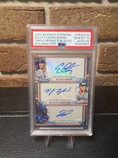 2024 Bowman Sterling WLCTT / CRTR / LNGFRD Triple Refactor Auto PSA 10 /DNA CERT