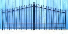 On Sale  1635 Driveway Gate 14' WD Steel Iron Residential Home Security USA 