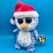 TY Beanie Boos - FAIRBANKS the Penguin (Solid Eye) 3rd Gen Hang/2nd Gen Tush Tag