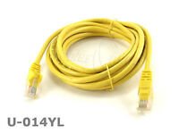 Intellinet 14ft Cat5e Utp Ethernet Rj45 Patch Cable, Yellow Intellinet 14ft Cat5e Utp Ethernet Rj45 Patch Cable, Yellow