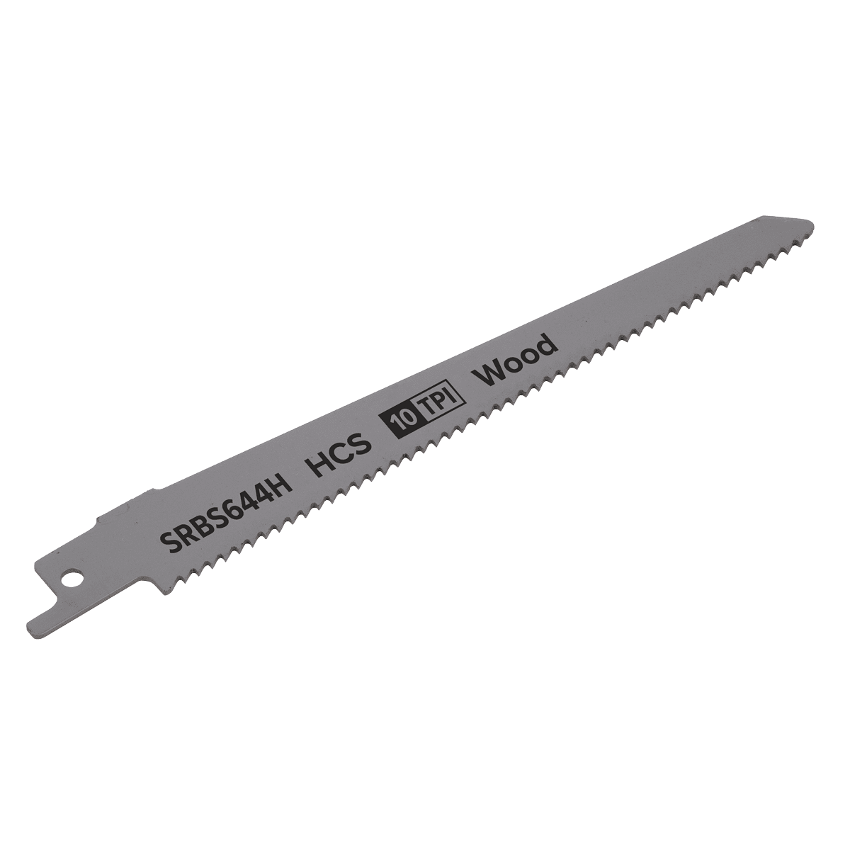 Sealey SRBS644H Reciprocating Saw Blade for Clean Wood 150mm 10tpi - Pack of