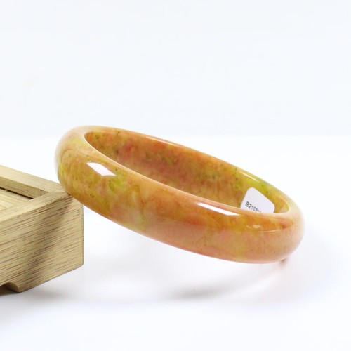 65mm Chinese 100% Nature New Brown Red Xiuyu Jade Gems Bangle Bracelet j7555 - Picture 6 of 10