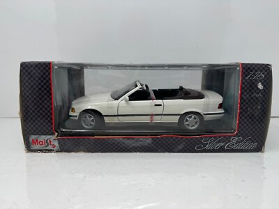 Maisto 1993 BMW 325i Convertible Silver Series 1:18 Diecast | eBay