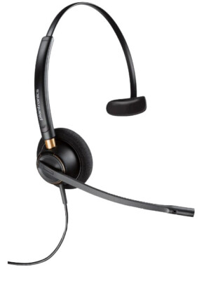 Poly EncorePro HW510 Schwarz On-Ear Headset Kabelgebunden Mono NC QD BRANDNEU