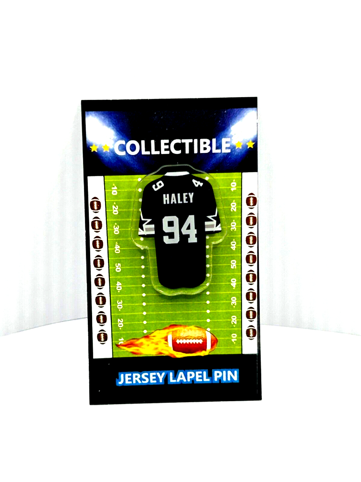 Dallas Cowboys Charles Haley Jersey Lapel Pin – Classic BOYZ Collectible
