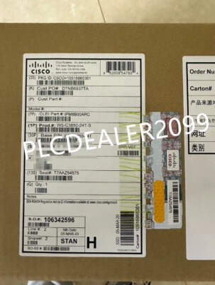 New   WS-C3850-24T-S   Catalyst 3850 24 Port IP Base DHL Expedited Ship #E5