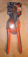NOS SNAP - ON / BAHCO 8224 SLIP JOINT PLIERS ERGO 10" PUSH BUTTON ADJ.  1-1/2"