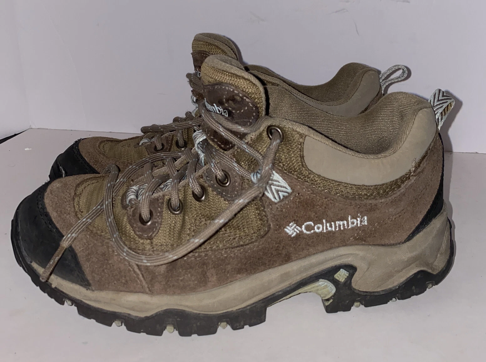 Columbia Hiking Boots Womens 9 Brown Outdoors Camping Trails