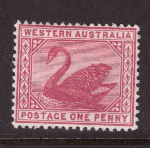 Western Australia 1885 Swan 1d Crown CA SG 95 mint hinged cat £48 - Afbeelding 1 van 1