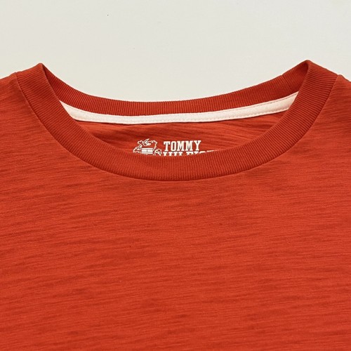 2012 Tommy Hilfiger Orange Long Sleeved Shirt Youth Medium 12/14 Lion Crest - Picture 8 of 15