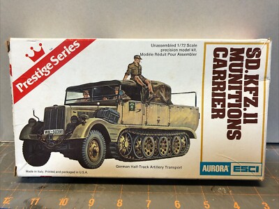 1/72 Aurora ESCI 6217 Sdkfz 11 Munitions Carrier