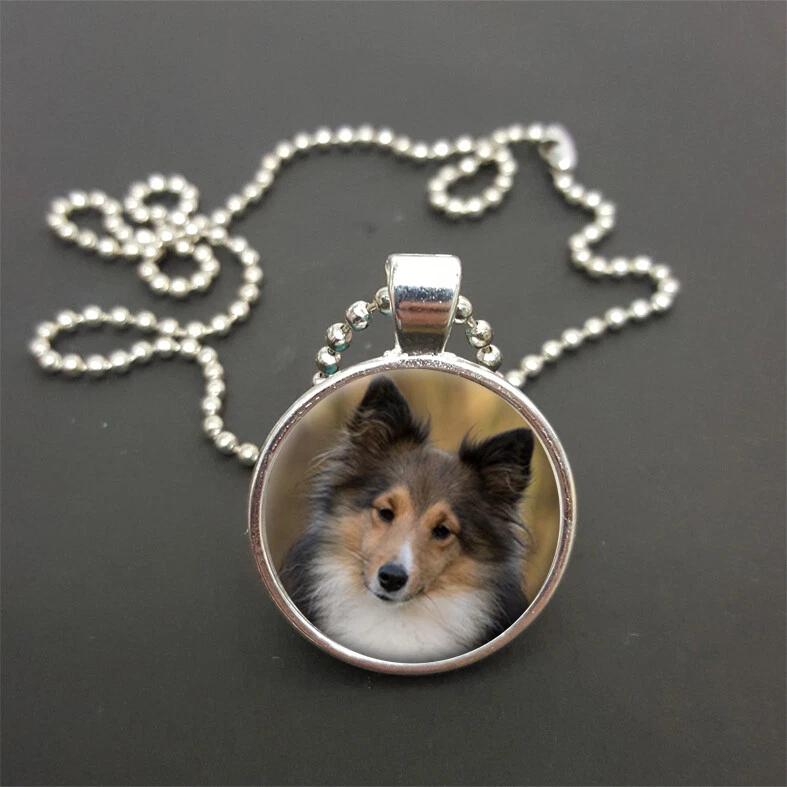 Sheltie Dog Pendant On 18