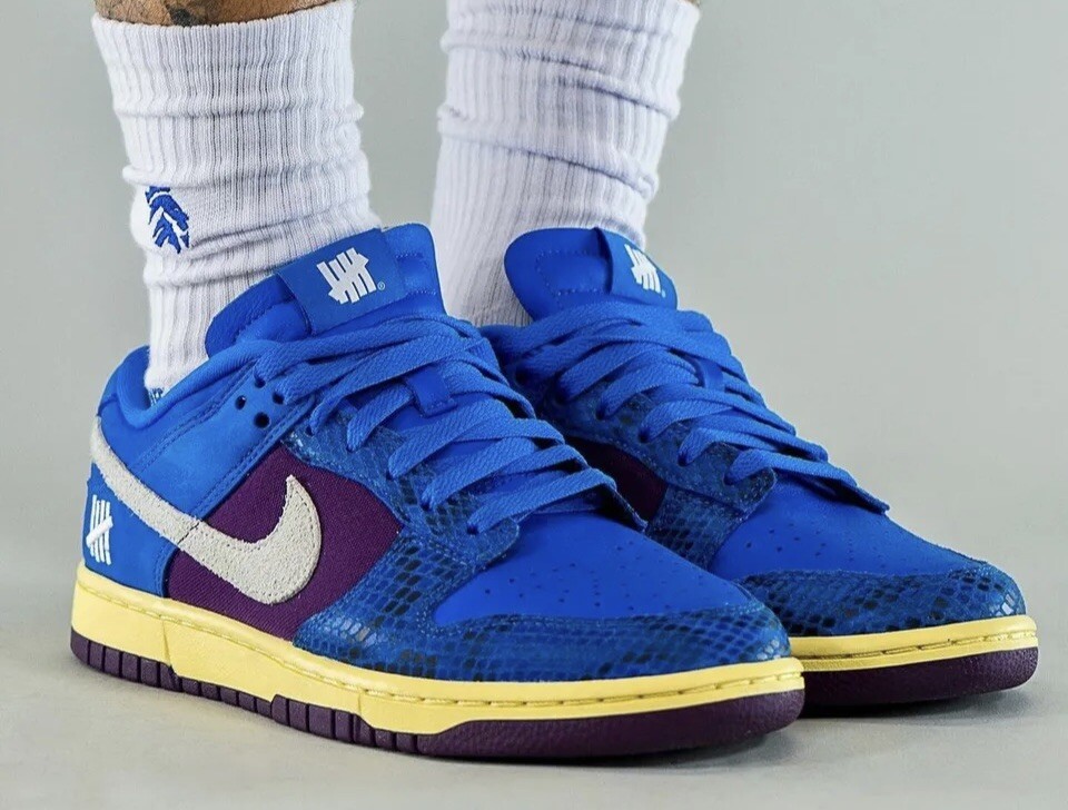 Nike x UNDEFEATED Dunk Low Size 10.5 - 5 On It Dunk vs. AF1 DH6508 400 image 2