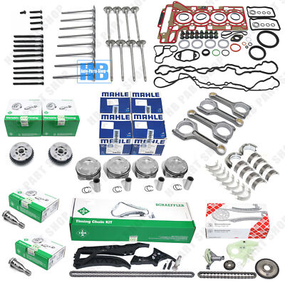 OEM Engine Overhaul Pistons Gasket Kit CR 11:1 For BMW 320i F30 F32 F10 F25 N20