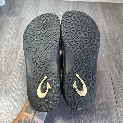 Olukai Ohana Sandals Mens Size 10 Flip Flop Black Thong  display picture 1