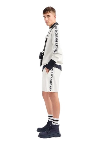 NWT ARMANI EXCHANGE SHORTS IN JACQUARD FABRIC WHITE 3DZSLA ZJLGZ SIZE 2XL - Picture 5 of 5