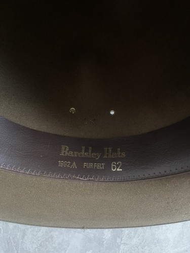 Brand New Bradley HATS 1992 Fur Felt EX-Australian Army Slouch Hat Size 62 - Picture 6 of 8