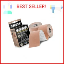 Hampton Adams | As Seen on Shark Tank | Elastic Kinesiology Tape (2-Pack) Biege