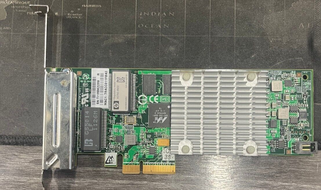 Placa De Rede Nc375t Hp Gigabit Quad 539931-001 491176-0 # | Frete grátis