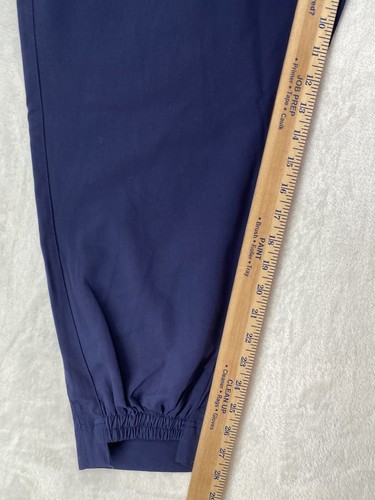 White Cross Pants Women's 2XL Blue 6 Pocket Hi Low Hybrid Jogger Scrub NEW $50 - Picture 9 of 13