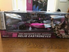 1/18 Greenlight Diecast 2021 Indy 500 Winner 06 Helio Castroneves