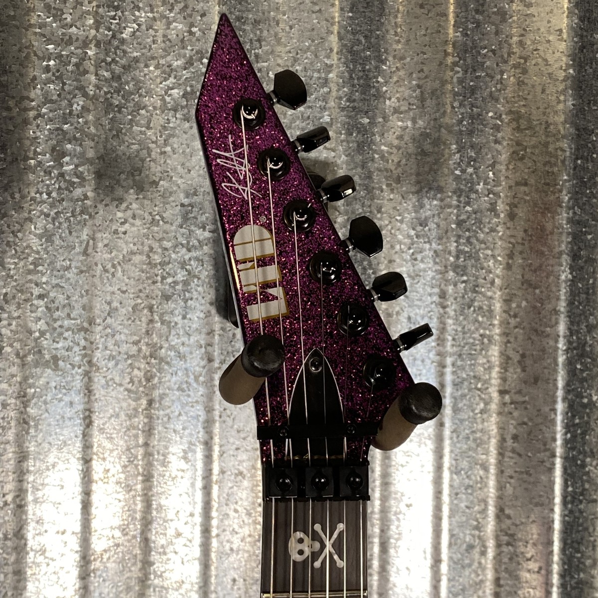 ESP LTD KH-602 Kirk Hammett Purple Sparkle EMG Guitar & Case