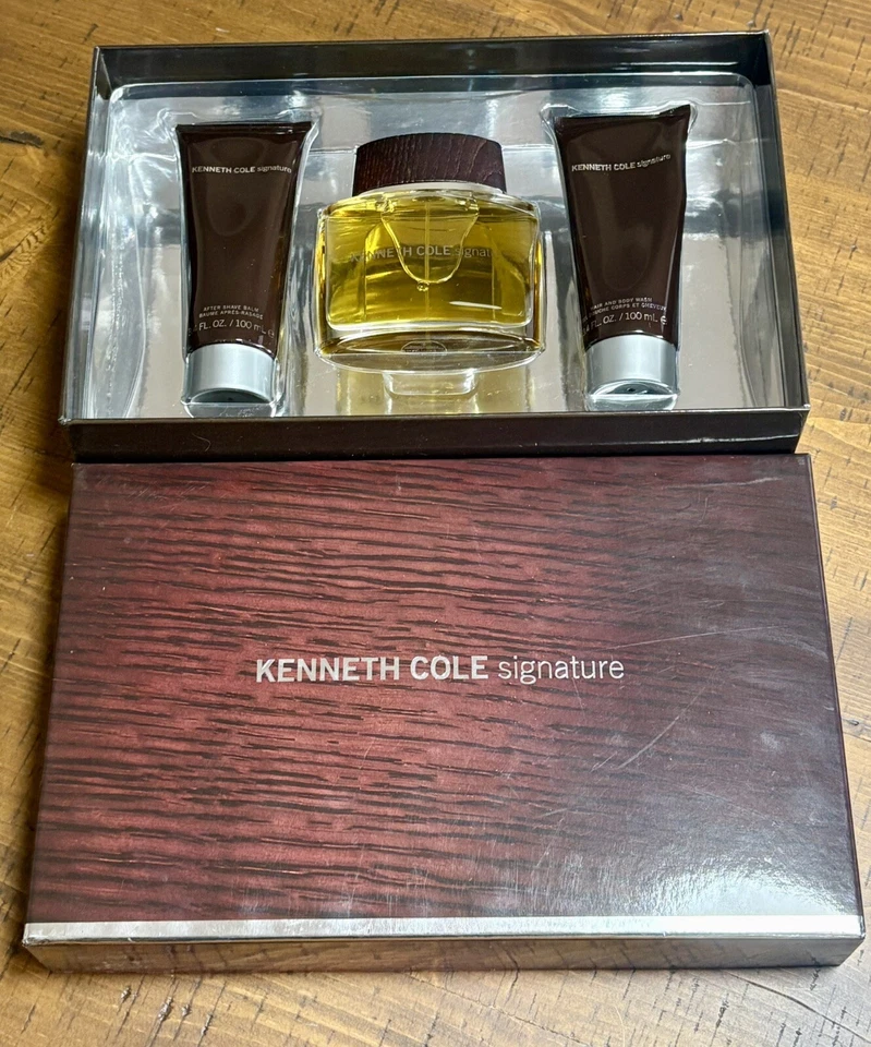 Kenneth Cole SIGNATURE Set de Regalo - 3.4oz EDT, 3.4 Después del Afeitado y 3.4 Jabón Corporal ¡NUEVO! Foto 2 de 4