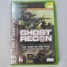 Xbox Tom Clancy's Ghost Recon Video Game Complete with Manual War Shooting