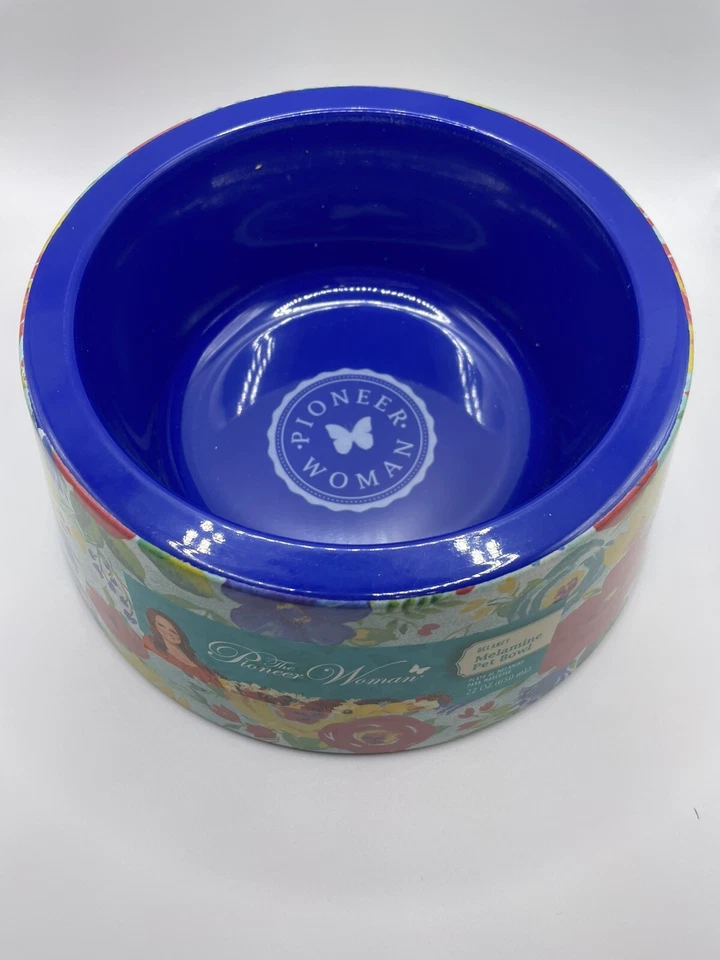 Tigela de melamina para animais de estimação The Pioneer Woman Delaney 22 onças - Imagem 2 de 4