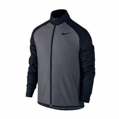 NEW NIKE Dri-Fit Lightweight Embroidered Logo Full Zip Training Jacket 800199 XL