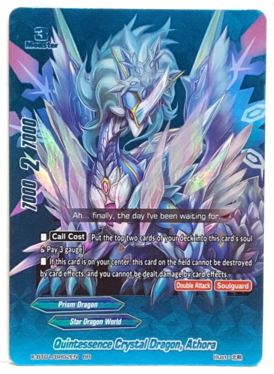 Future Card Buddyfight Quintessence Crystal Dragon, Athora X-BT01