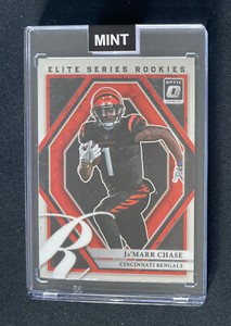 Ja’Marr Chase 2021 Donruss Optic Elite Series Rookies Certified Gem 10/Mint 9