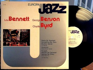 EUROPA-JAZZ-George-BENSON-Charlie-BYRD-Lou-BENNETT-EJ-1042-1981-NM